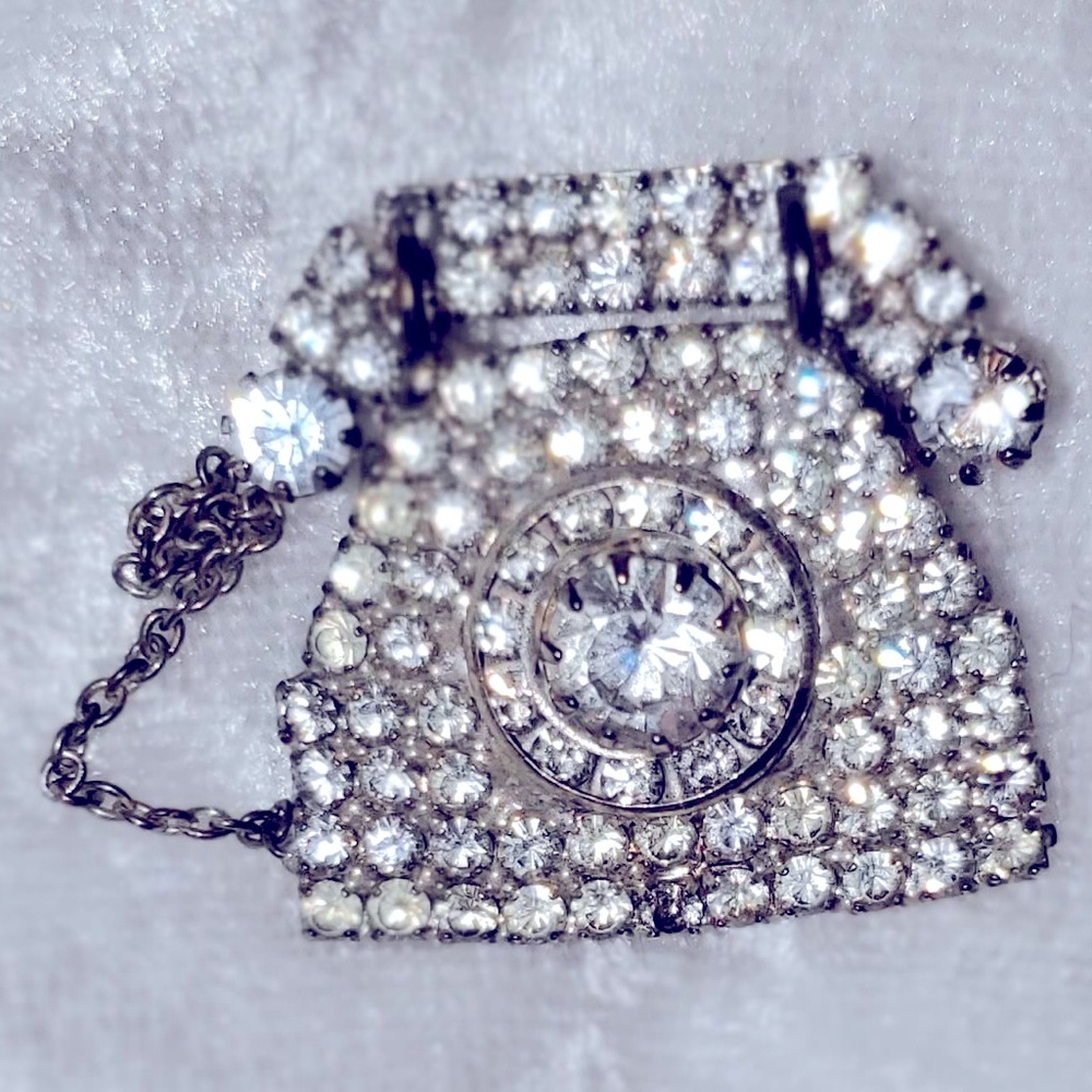Vintage telephone pin